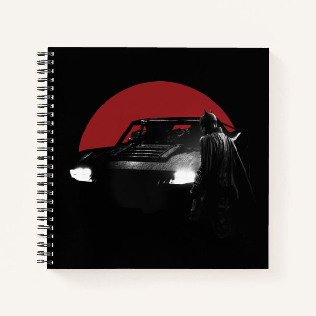 Cuaderno El gráfico Batman y Batmobile (Anverso)