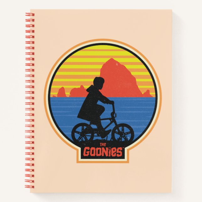 Cuaderno El gráfico de ciclismo Goonies Retro Mikey (Anverso)