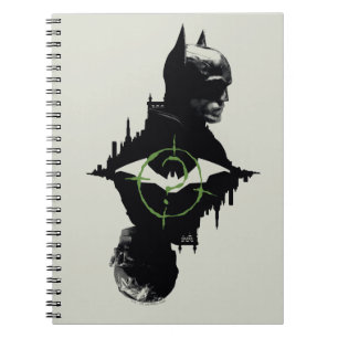 Cuaderno El gráfico de dos caracteres Batman y Riddler