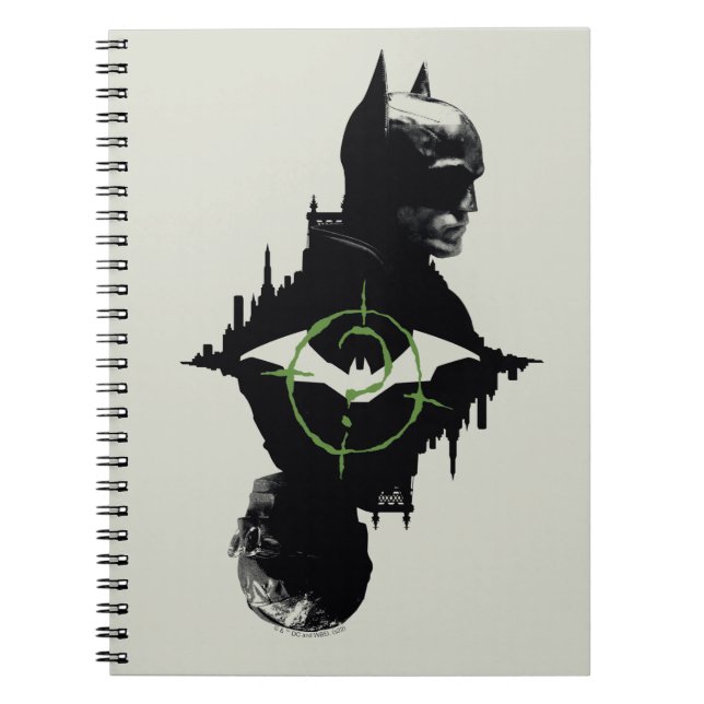 Cuaderno El gráfico de dos caracteres Batman y Riddler (Frente)