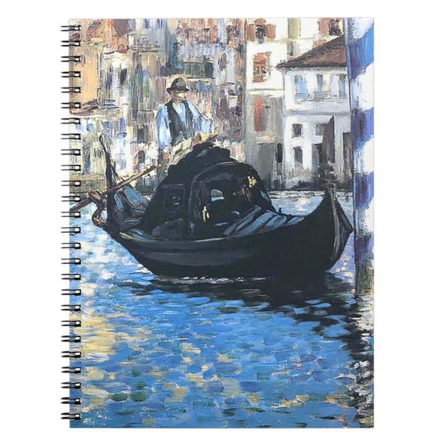 Cuaderno El gran canal de Venecia Edouard Manet Drawstr (Frente)