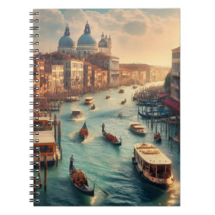 Cuaderno El Gran Canal en Venecia Italia Viaje