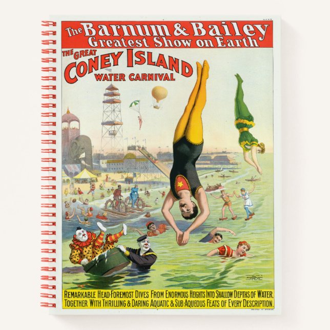 Cuaderno El Gran Carnaval del Agua de la Isla Coney (Anverso)