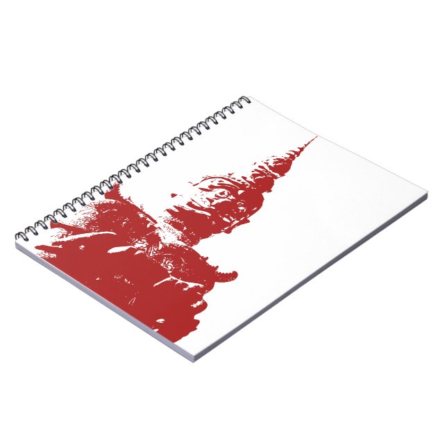 Cuaderno El gran guardián lao .. Parque Buddha, Vientiane,  (Lado Izquierdo)