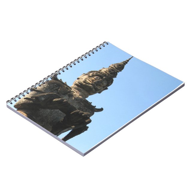 Cuaderno El gran guardián lao .. Parque Buddha, Vientiane,  (Lado Izquierdo)