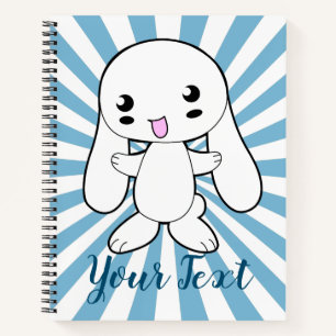 Cuaderno El gran Personalizado de Kawaii Bunny