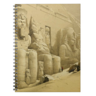 Cuaderno El gran templo de Abu Simbel, Nubia, de "Egipto