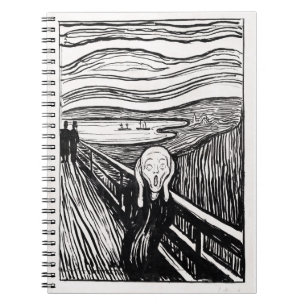 Cuaderno el grito de Edvard Munch