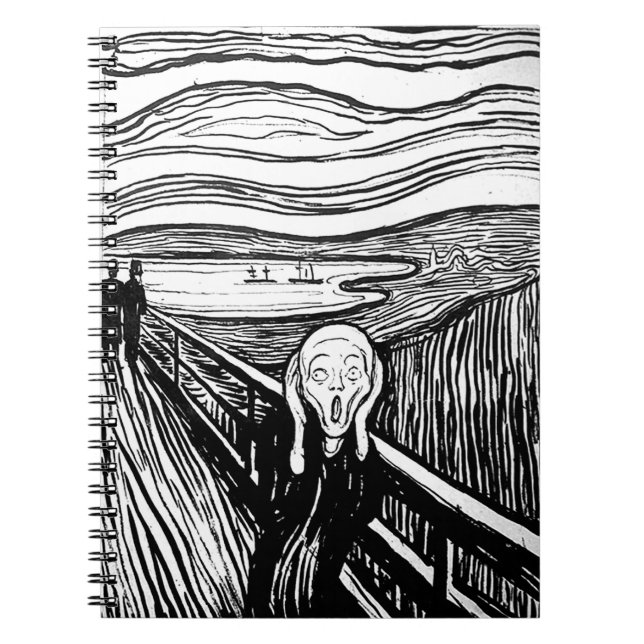 Cuaderno El grito de Edvard Munch (Frente)