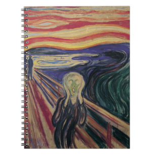 Cuaderno El grito de Edvard Munch, el expresionismo vintage