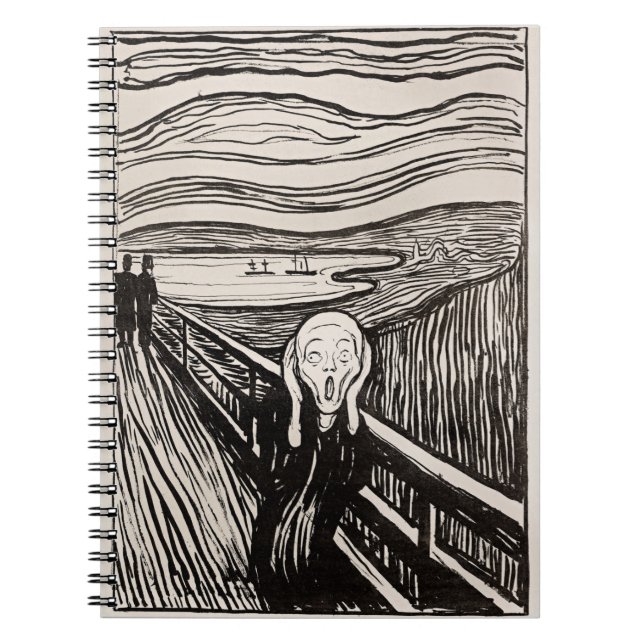 Cuaderno El grito Edvard Munch (Frente)