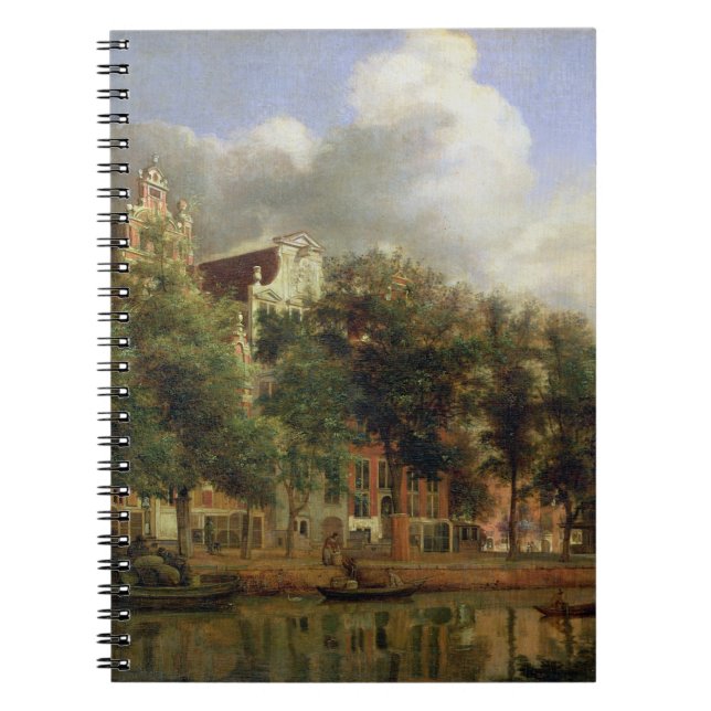 Cuaderno El Herengracht, Amsterdam (aceite en el panel) (Frente)