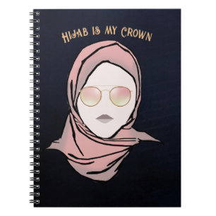 Cuaderno El hiyab es mi Ilustracion de la Corona Antecede