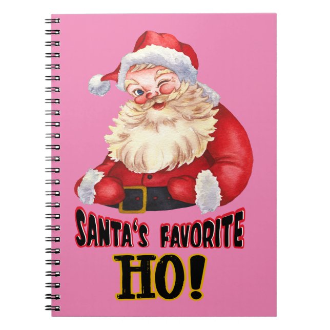 Cuaderno El Ho favorito de Santa (Frente)