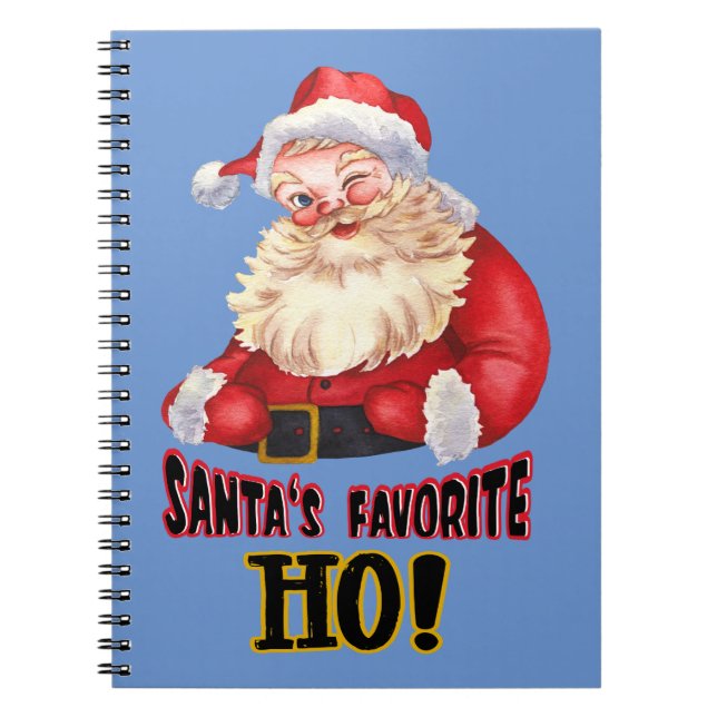 Cuaderno El Ho favorito de Santa (Frente)