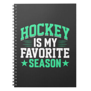 Cuaderno El hockey es mi temporada favorita