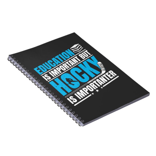 Cuaderno El hockey gracioso es importante (Lado Derecho)