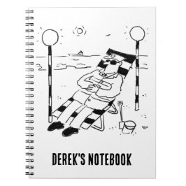 Cuaderno El hombre del pop es tomar el sol. Surrealista