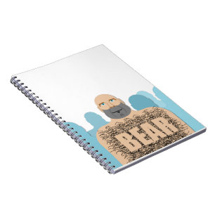 Cuaderno El hombre oso calvo musculoso de SlipperyJoe carri
