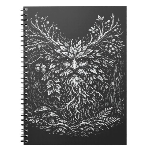 Cuaderno El hombre verde por BurnsInHell (Frente)