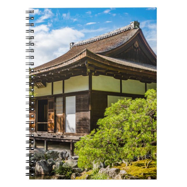 Cuaderno El hondo o salón principal en Ginkaku-Ji, Kioto (Frente)
