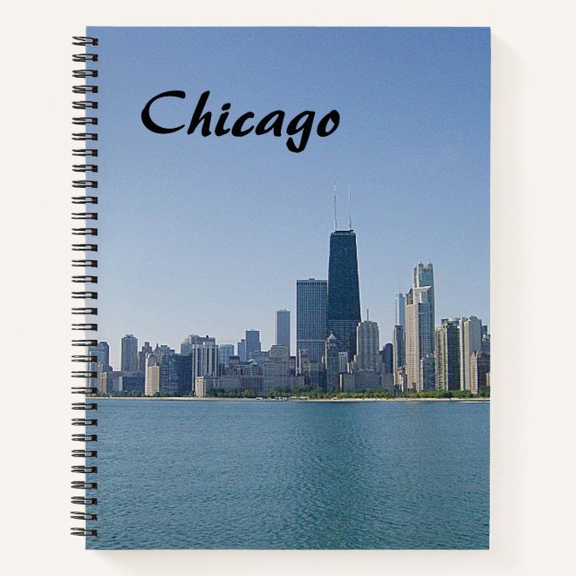 Cuaderno El horizonte de Chicago (Anverso)