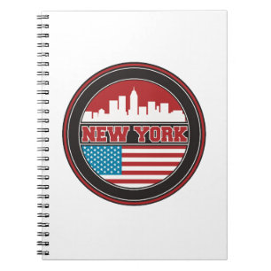 Cuaderno El horizonte el Estados Unidos de Nueva York