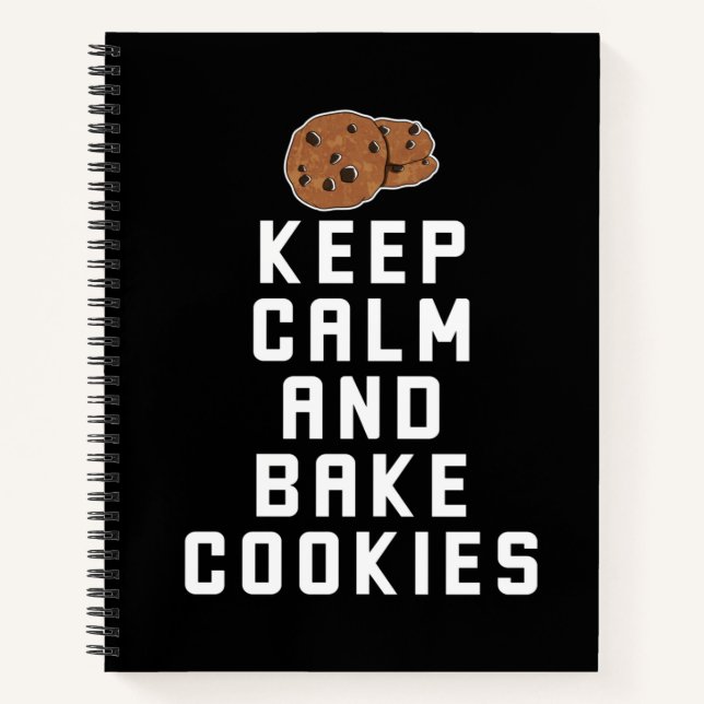 Cuaderno El hormigueo de galletas mantiene la calma y hace  (Anverso)