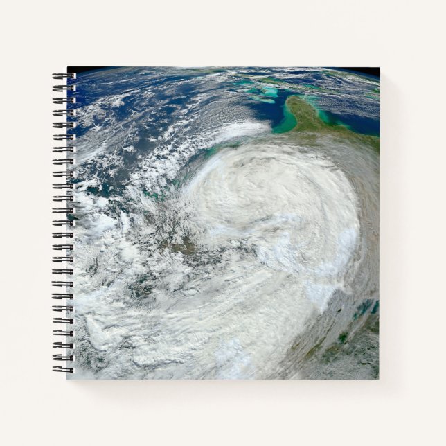 Cuaderno El Huracán Sandy A Lo Largo De La Costa Este De Es (Anverso)