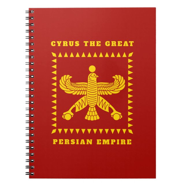 Cuaderno El Imperio Persa Ciro El Gran Achaemenid Shahbaz (Frente)