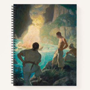 Cuaderno El incendio del Bounty por Newell Convers Wyeth