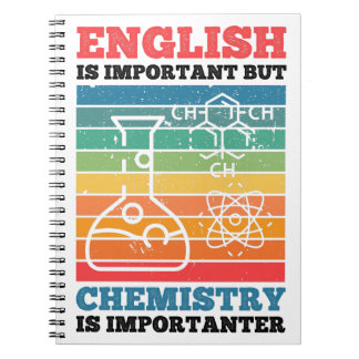 Cuaderno El inglés es importante, pero la química es import