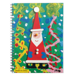 Cuaderno El invierno mágico de Santa - Arte infantil para C