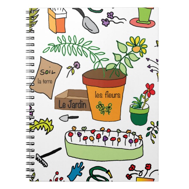 Cuaderno El Jardín (Frente)