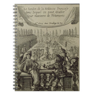 Cuaderno El jardín de la nobleza francesa, c.1640 (engravi