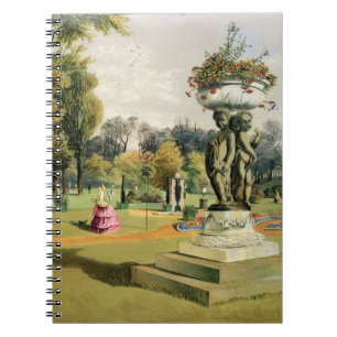 Cuaderno El jardín de la terraza, abadía de Woburn