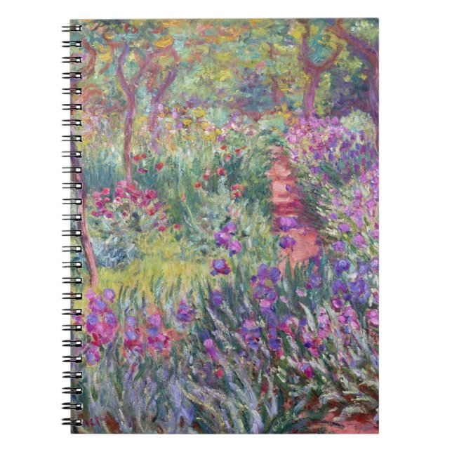 Cuaderno El jardín del artista en Giverny por Claude Monet (Frente)