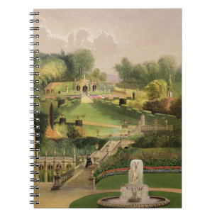 Cuaderno El jardín en el lado de la colina, castillo Combe