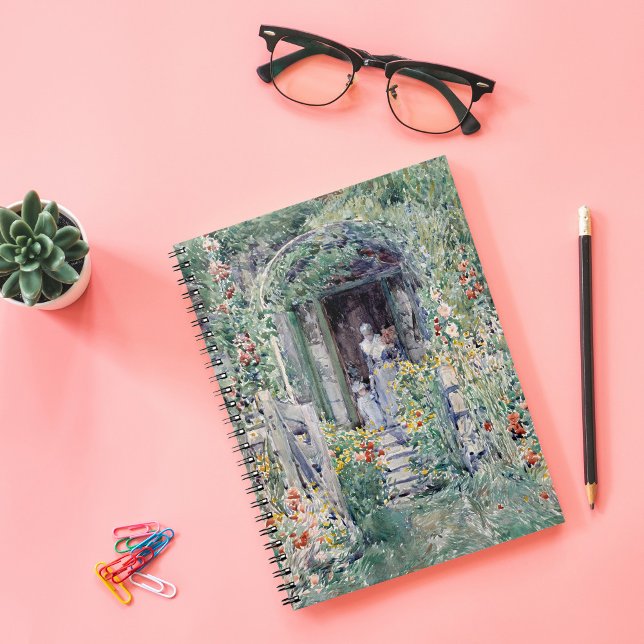 Cuaderno El jardín en su gloria | Childe Hassam (Subido por el creador)