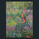 Cuaderno El Jardín Iris De Giverny De Claude Monet<br><div class="desc">El jardín Iris de Giverny pintado por Claude Monet. Alrededor de 1900. Esta imagen es de dominio público.</div>