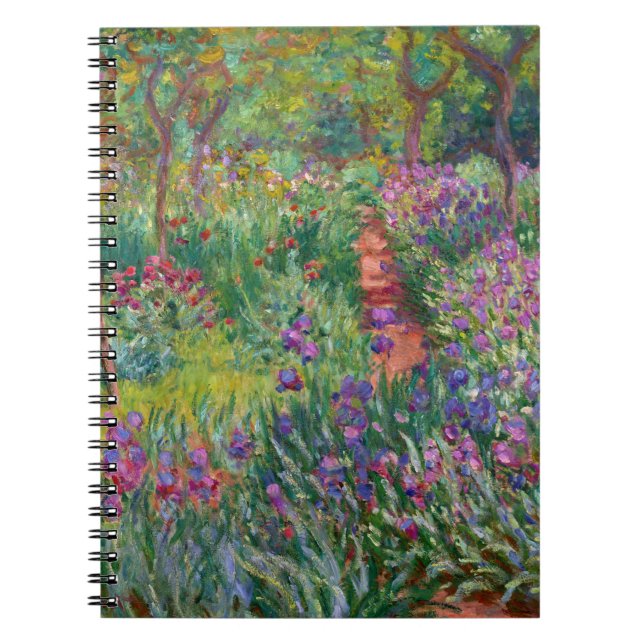 Cuaderno El Jardín Iris De Giverny De Claude Monet (Frente)