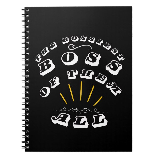 Cuaderno El Jefe Más Jefe De Todos Ellos (Frente)