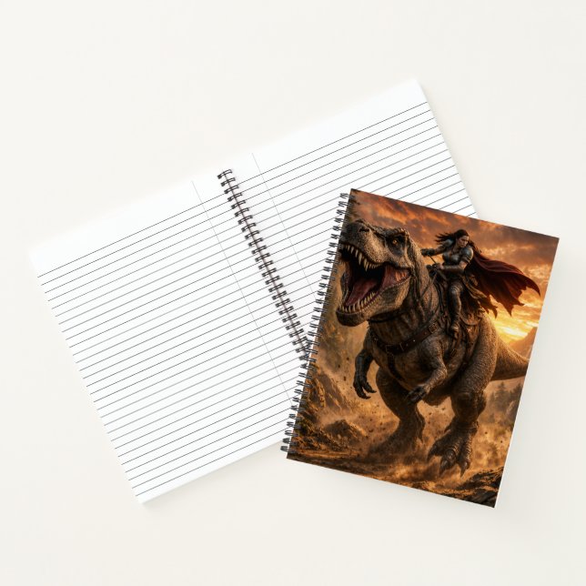 Cuaderno El Jinete de Dinosaurios Sin Miedo (Interior)
