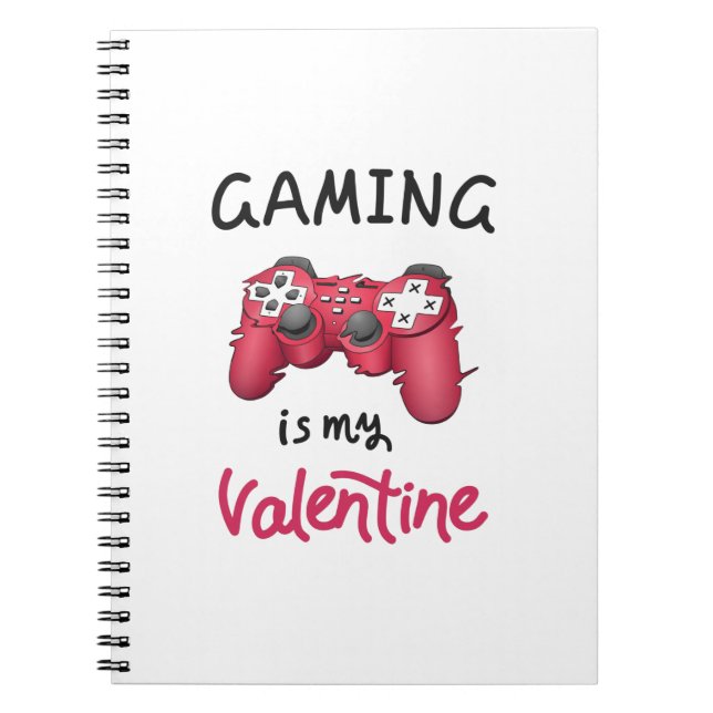 Cuaderno El juego es mi San Valentín (Frente)