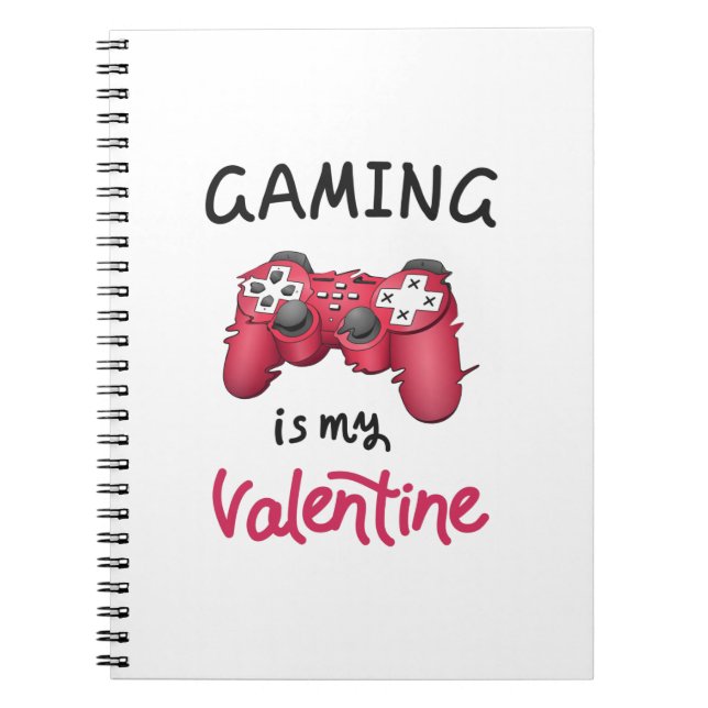 Cuaderno El juego es mi San Valentín (Frente)