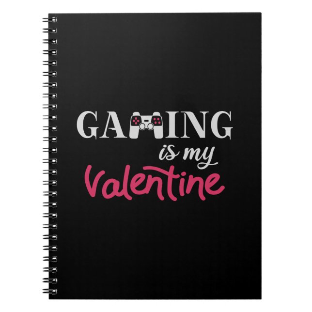 Cuaderno El juego es mi San Valentín (Frente)