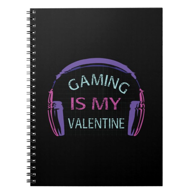 Cuaderno El juego es mi San Valentín (Frente)