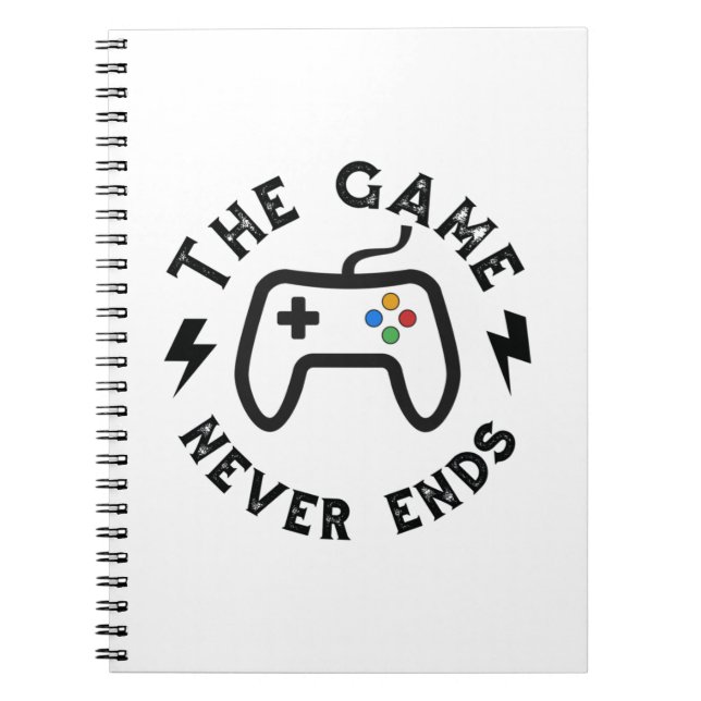 Cuaderno El juego nunca termina (Frente)