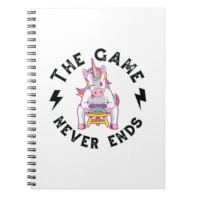 Cuaderno El juego nunca termina (Frente)