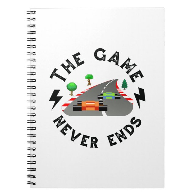 Cuaderno El juego nunca termina (Frente)